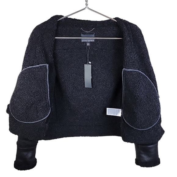 Banana Republic Vegan Shearling Jacket - Picture 5 of 8